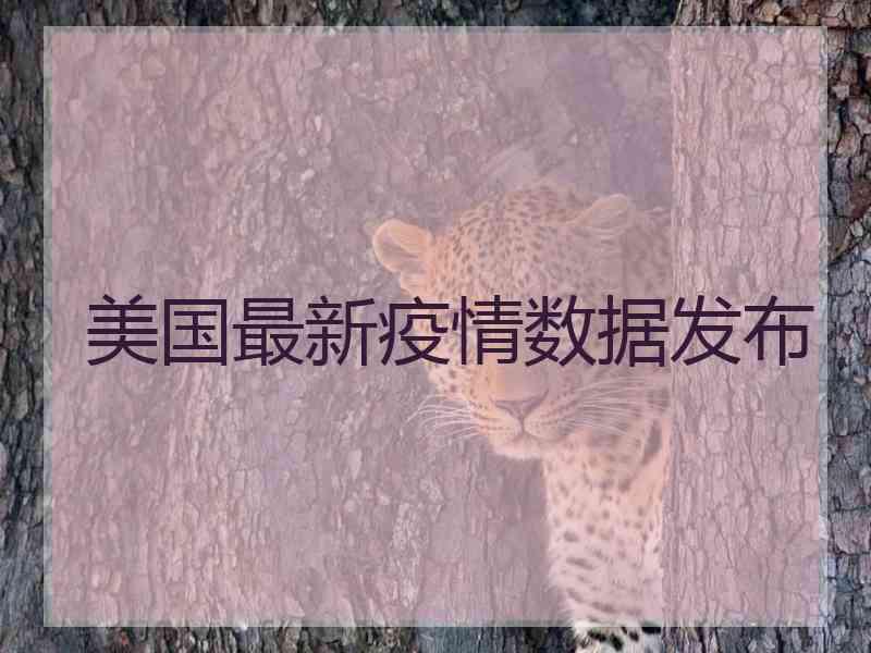 美国最新疫情数据发布 美国最新疫情数据发布