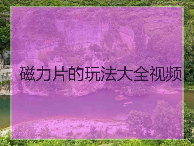 磁力片的玩法大全视频 磁力片的玩法大全视频