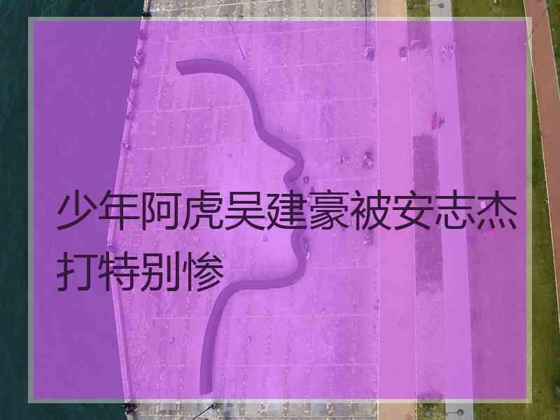少年阿虎吴建豪被安志杰打特别惨 少年阿虎吴建豪被安志杰打特别惨