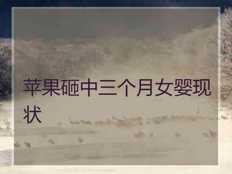 苹果砸中三个月女婴现状 苹果砸中三个月女婴现状