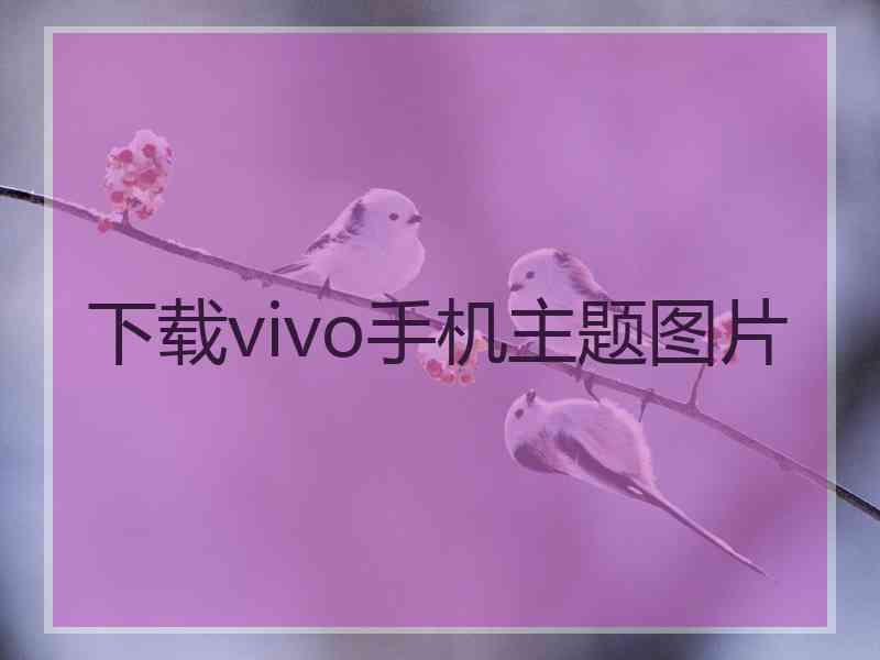 下载vivo手机主题图片 下载vivo手机主题图片