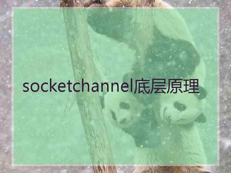 socketchannel底层原理 socketchannel底层原理