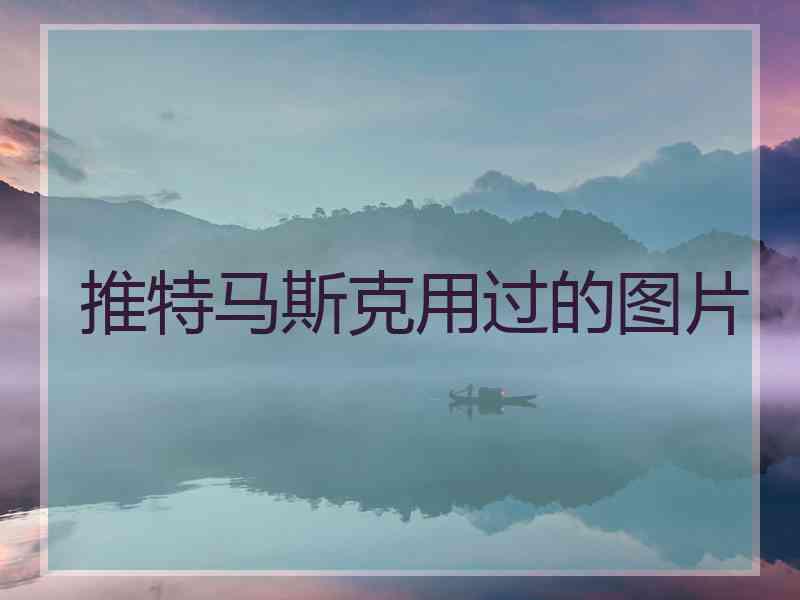 推特马斯克用过的图片 推特马斯克用过的图片