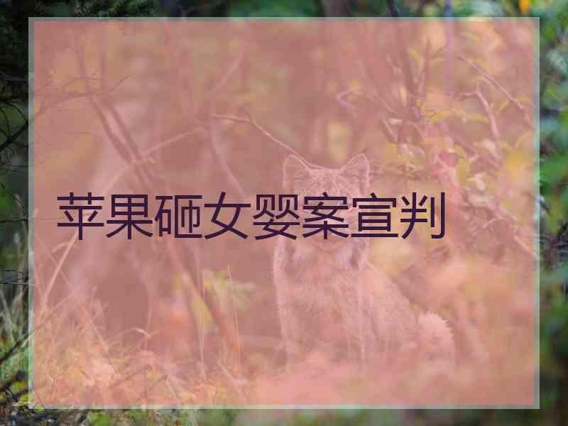 苹果砸女婴案宣判 苹果砸女婴案宣判