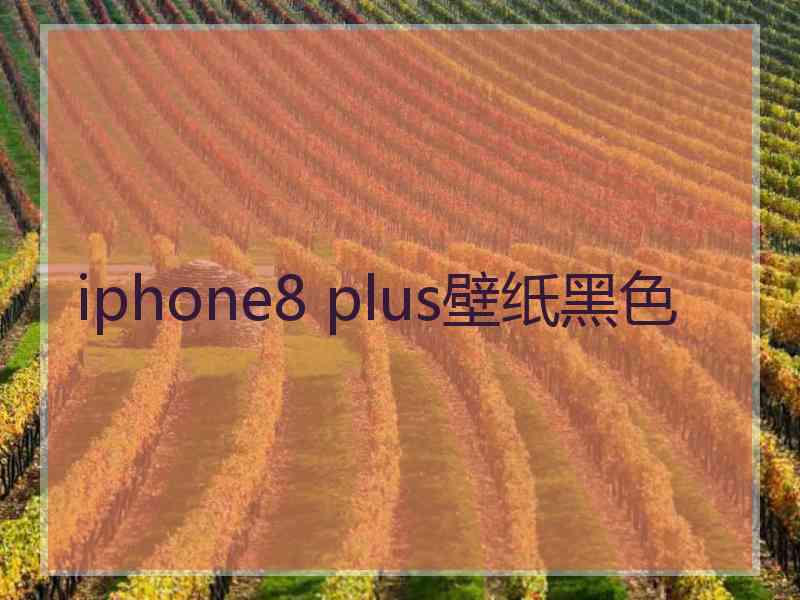iphone8 plus壁纸黑色 iphone8 plus壁纸黑色