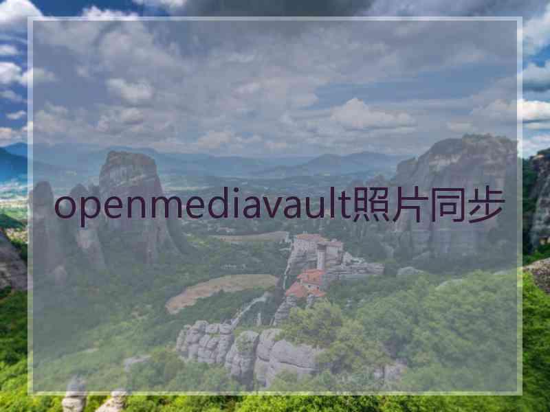 openmediavault照片同步 openmediavault照片同步