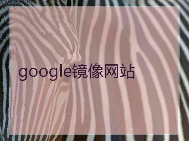 google镜像网站 google镜像网站