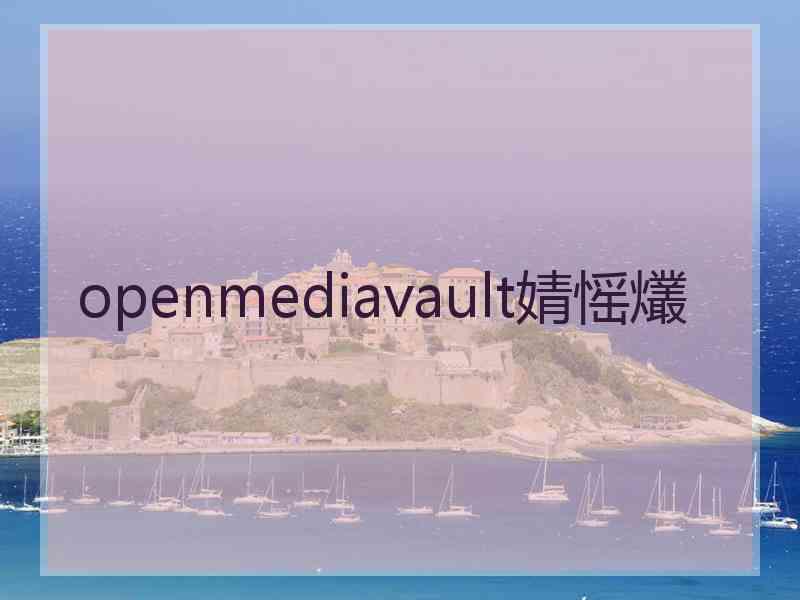 openmediavault婧愮爜 openmediavault婧愮爜