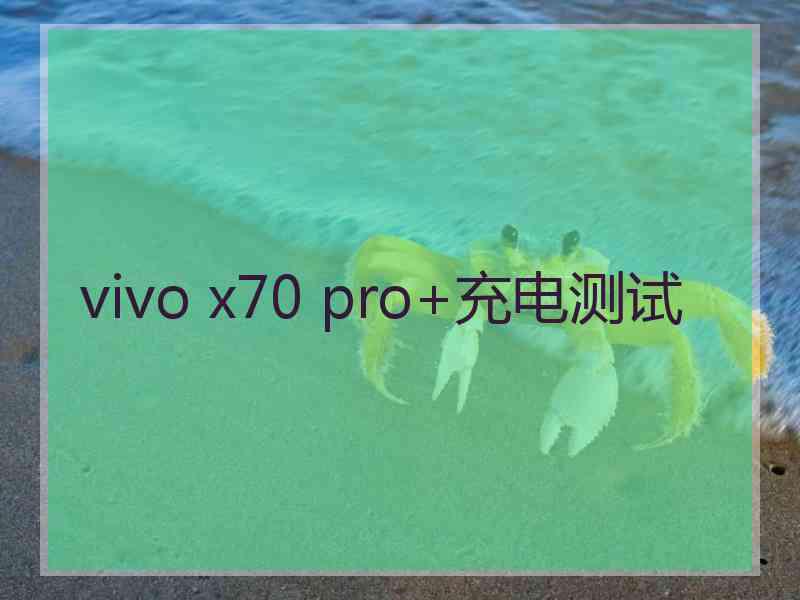 vivo x70 pro+充电测试 vivo x70 pro+充电测试