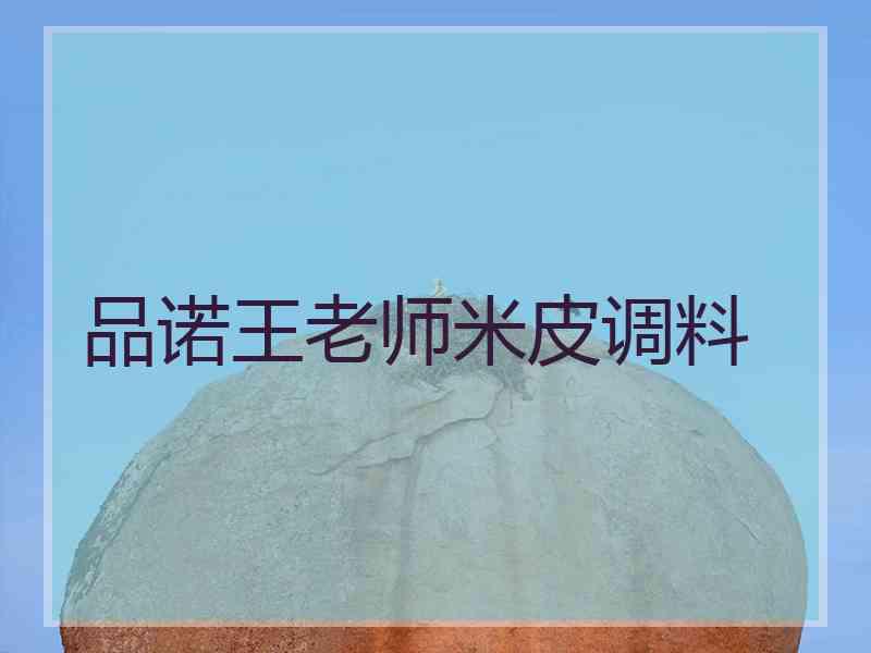 品诺王老师米皮调料 品诺王老师米皮调料