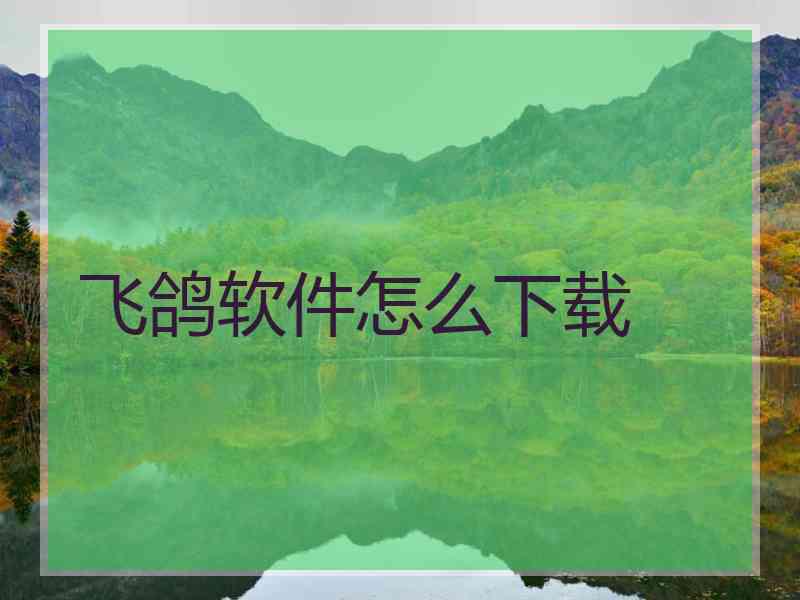 飞鸽软件怎么下载 飞鸽软件怎么下载