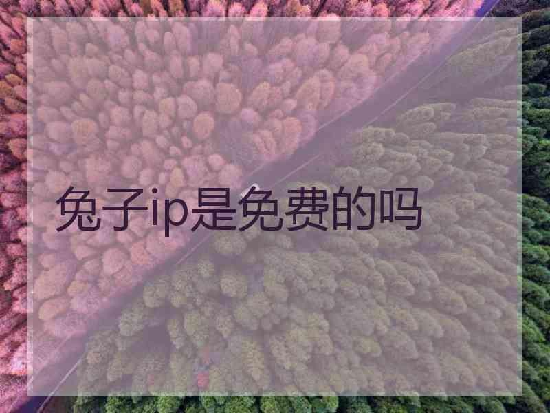 兔子ip是免费的吗 兔子ip是免费的吗