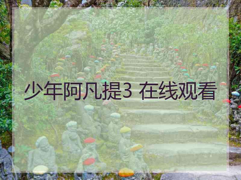 少年阿凡提3 在线观看 少年阿凡提3 在线观看