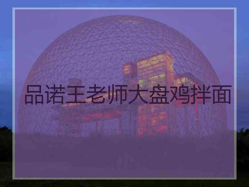 品诺王老师大盘鸡拌面 品诺王老师大盘鸡拌面