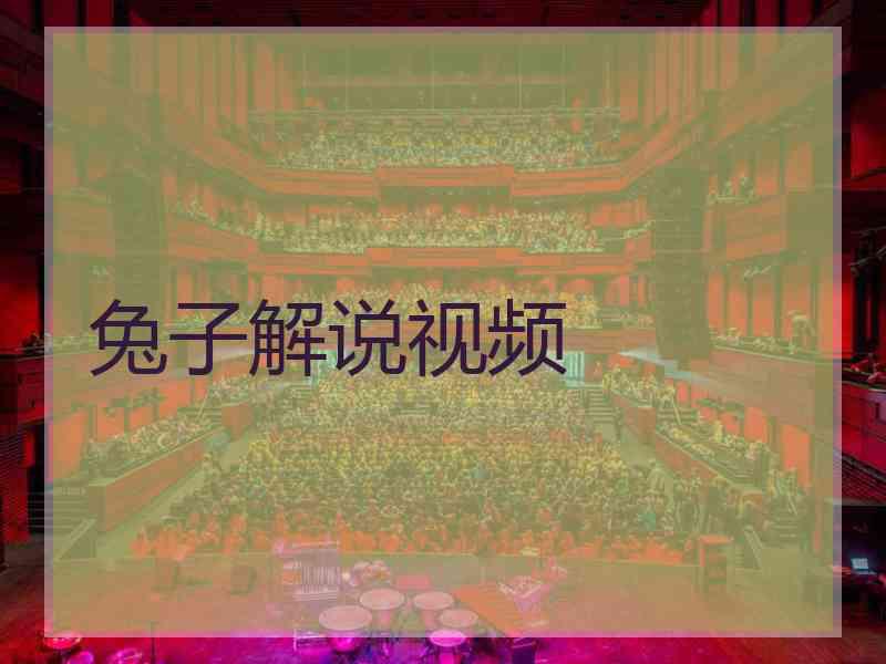 兔子解说视频 兔子解说视频