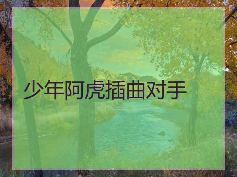 少年阿虎插曲对手 少年阿虎插曲对手
