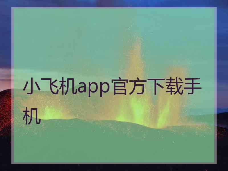 小飞机app官方下载手机 小飞机app官方下载手机