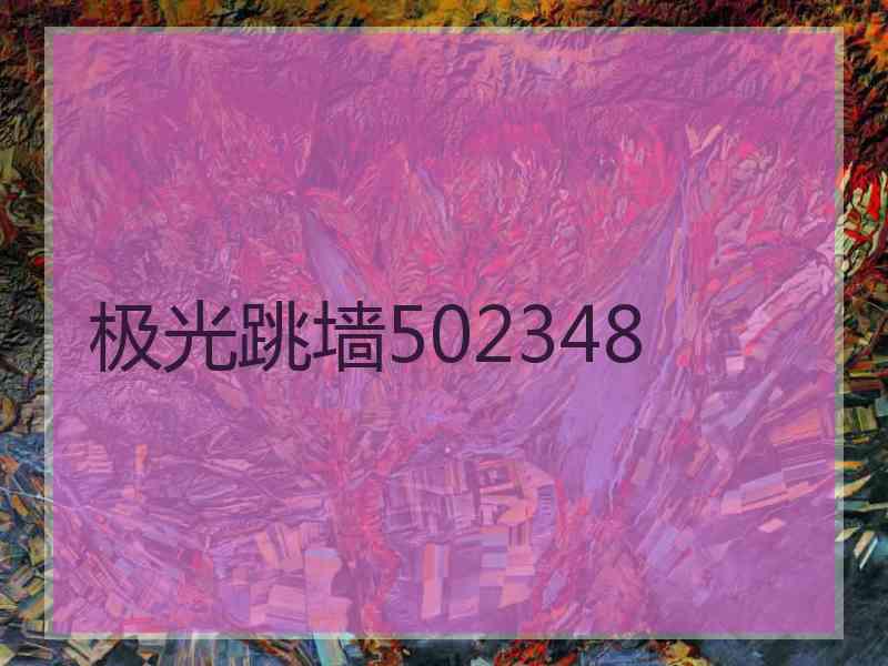 极光跳墙502348