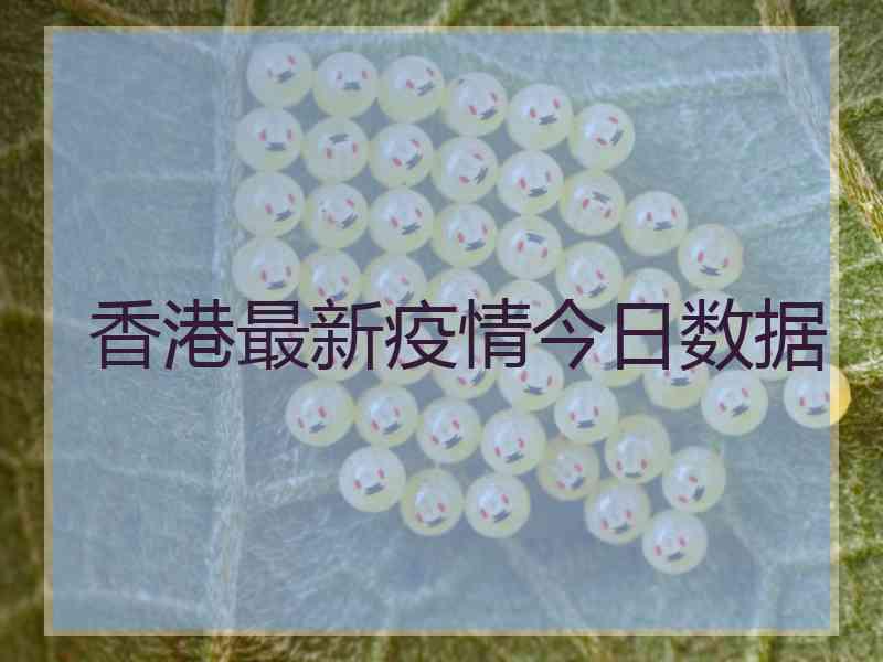 香港最新疫情今日数据