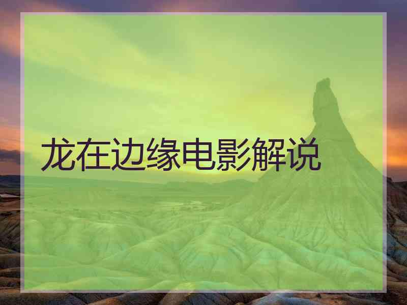 龙在边缘电影解说