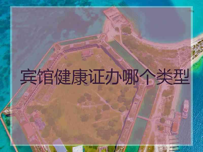 宾馆健康证办哪个类型