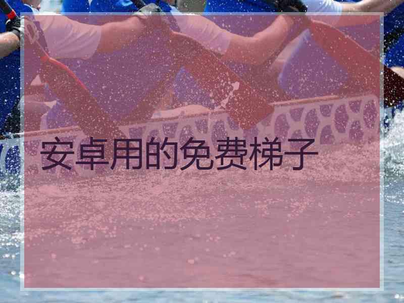 安卓用的免费梯子