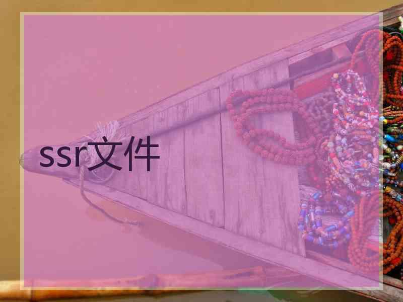 ssr文件