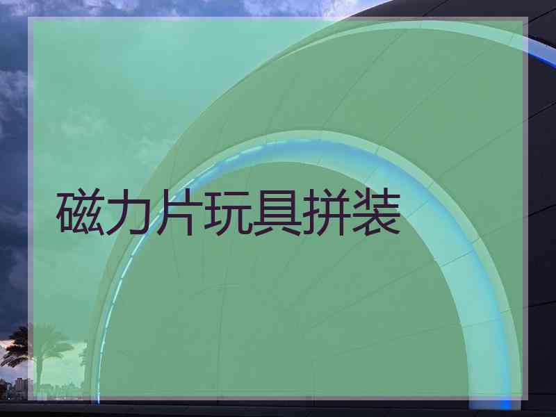 磁力片玩具拼装