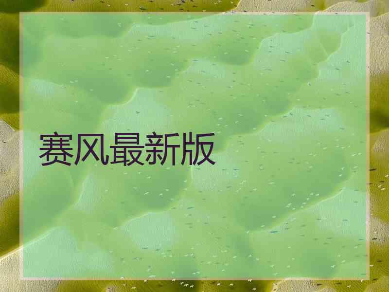 赛风最新版