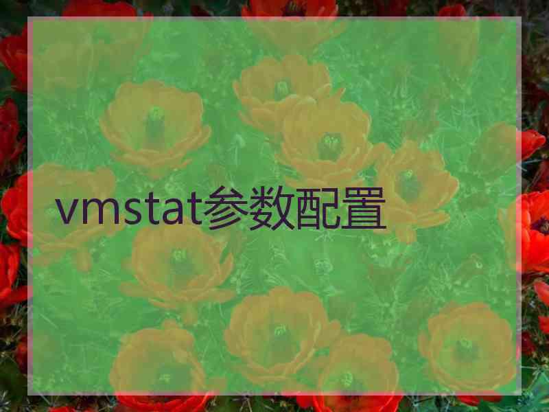 vmstat参数配置