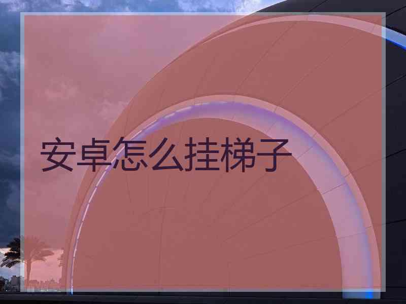 安卓怎么挂梯子