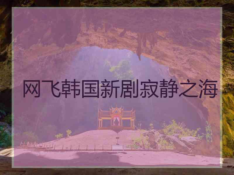 网飞韩国新剧寂静之海