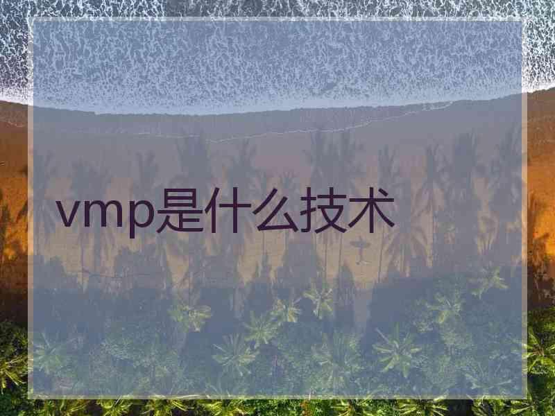vmp是什么技术