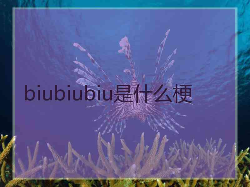 biubiubiu是什么梗