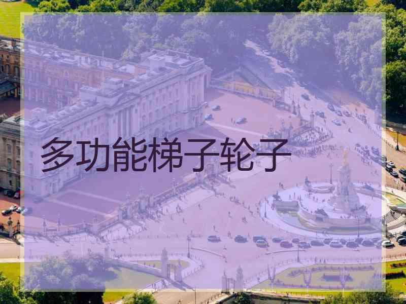 多功能梯子轮子