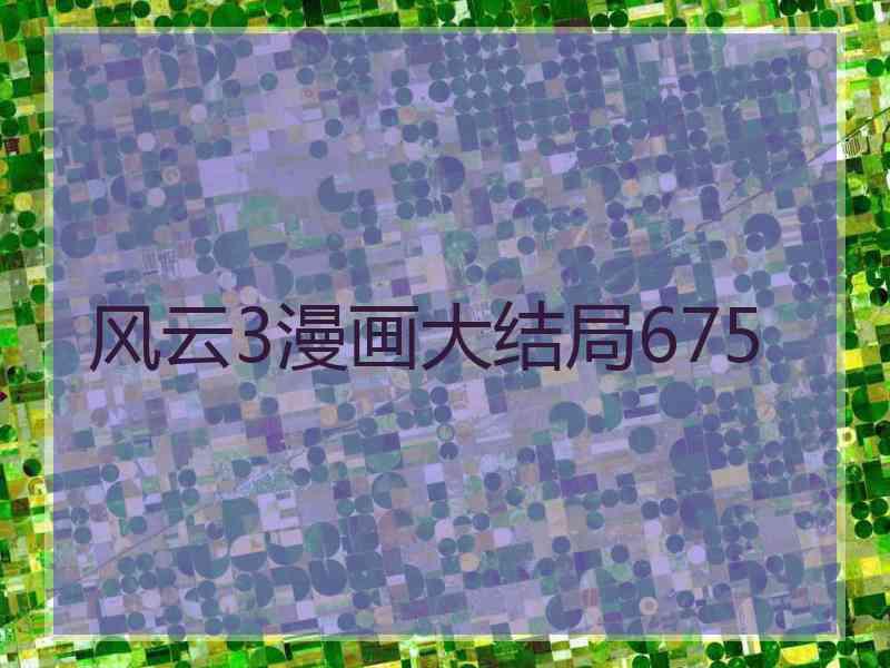 风云3漫画大结局675