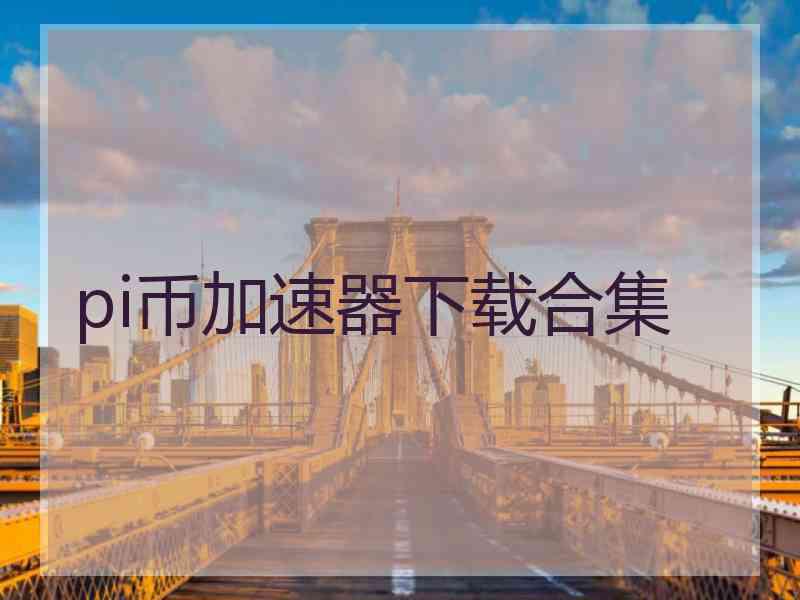 pi币加速器下载合集
