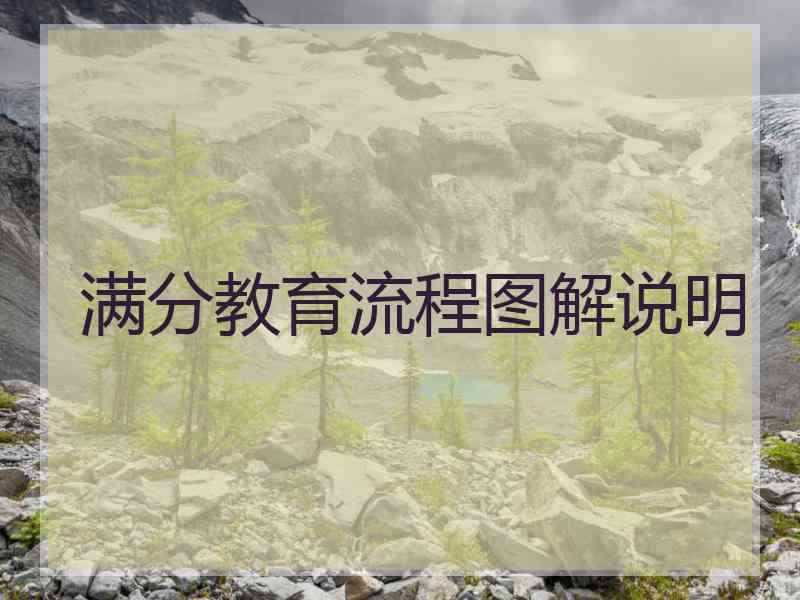 满分教育流程图解说明