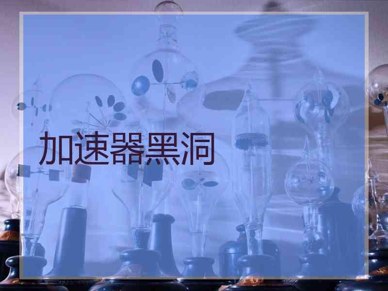 加速器黑洞