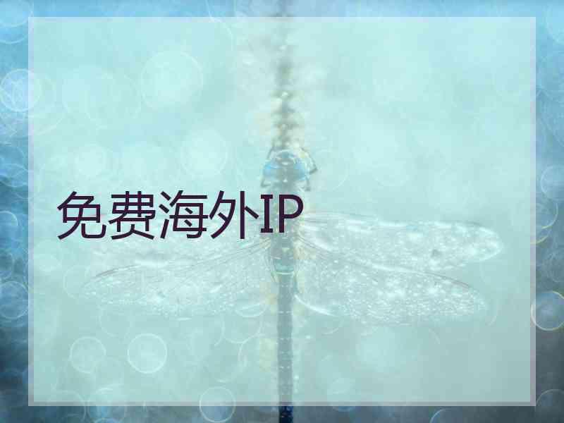 免费海外IP