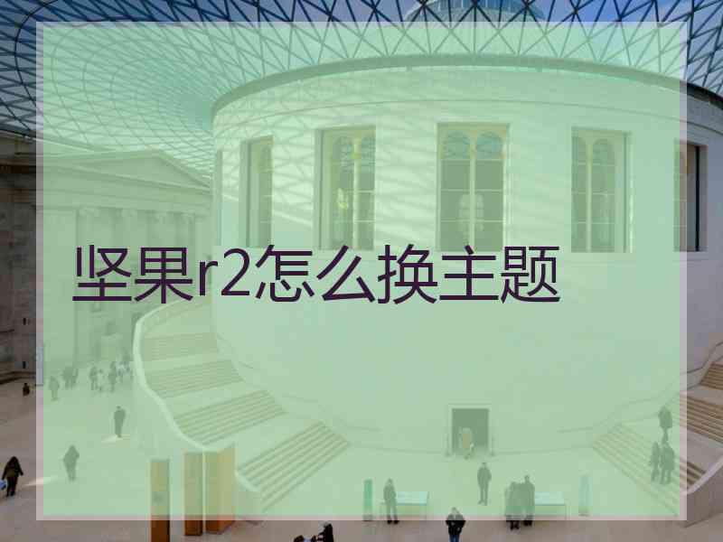 坚果r2怎么换主题