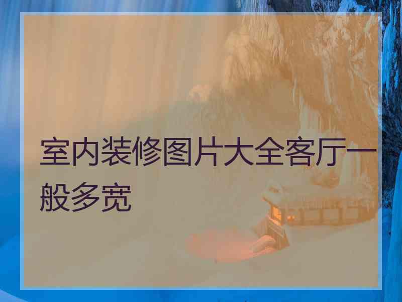 室内装修图片大全客厅一般多宽
