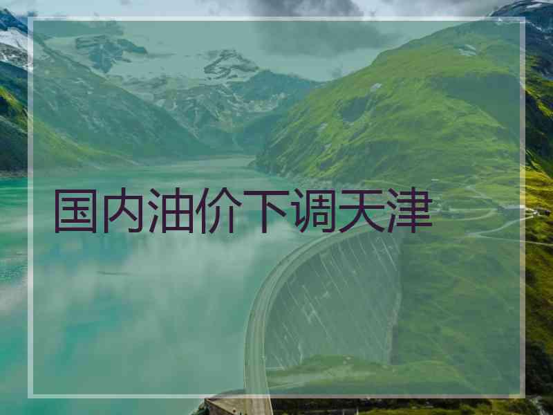 国内油价下调天津