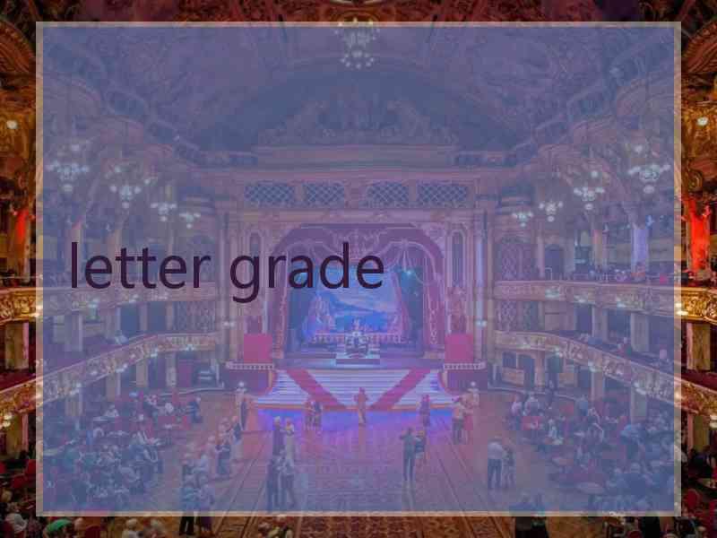 letter grade