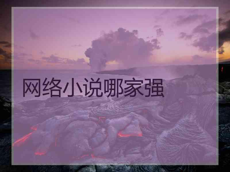 网络小说哪家强
