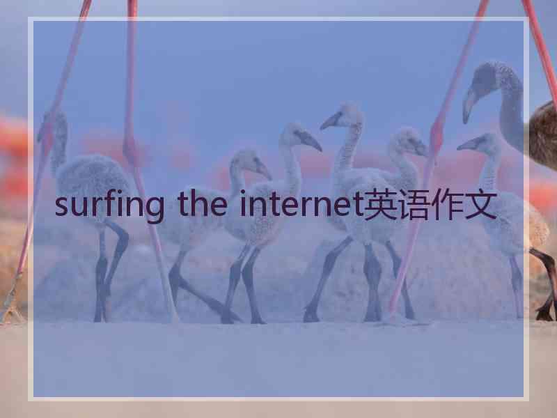 surfing the internet英语作文