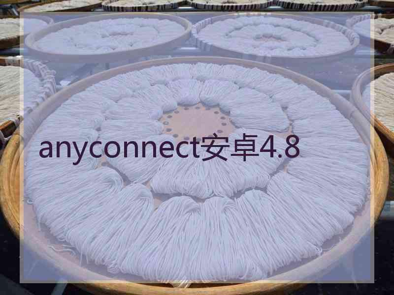 anyconnect安卓4.8