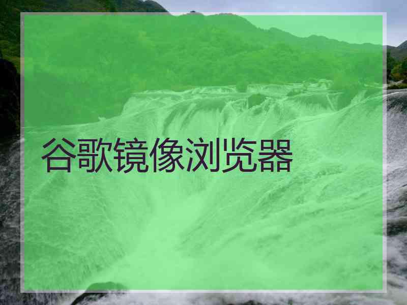 谷歌镜像浏览器