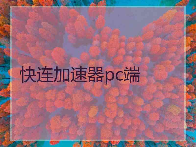快连加速器pc端