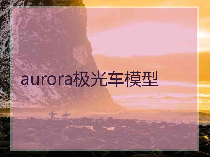 aurora极光车模型